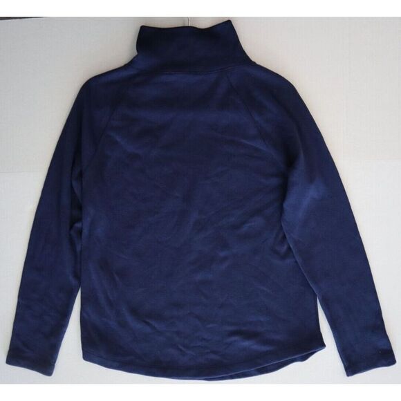 J. Crew BT357 Women's Sz S Blue Wide Button-Collar Pullover Sweatshirt - Picture 8 of 8